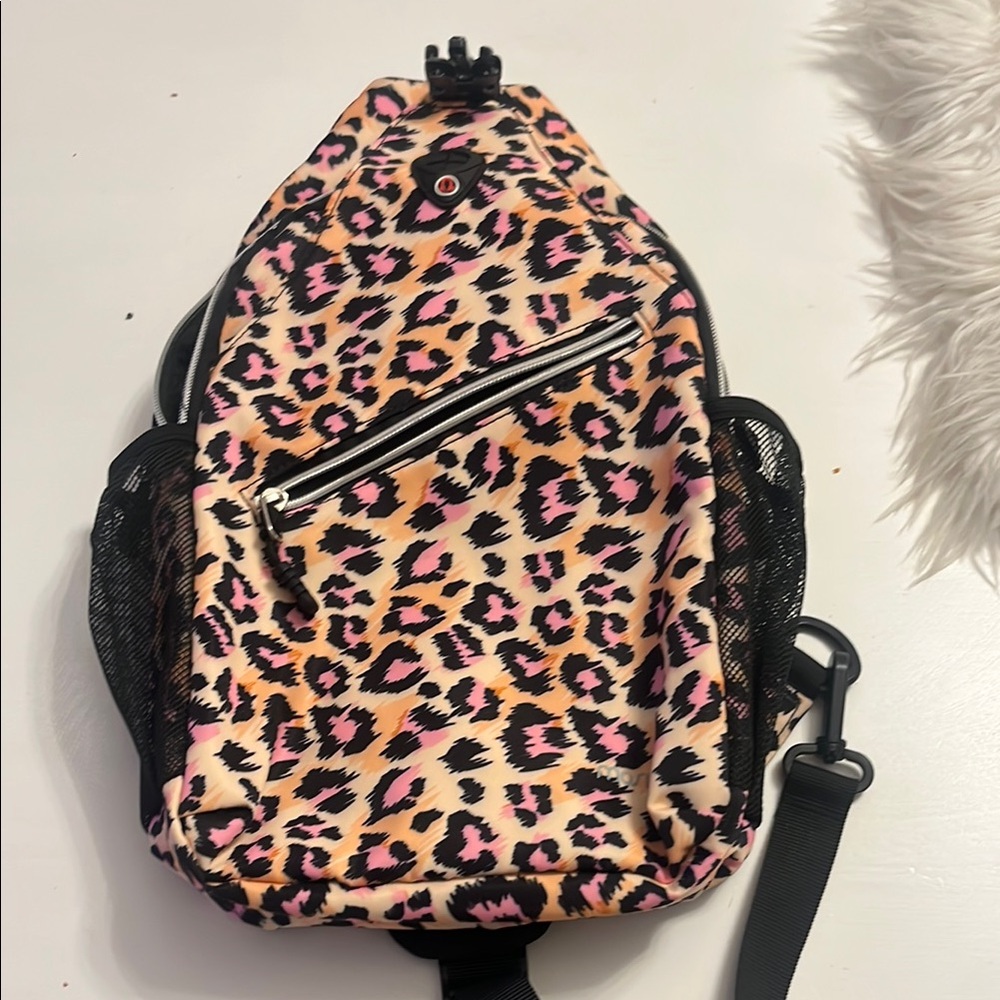 Leopard Print Sling Bag